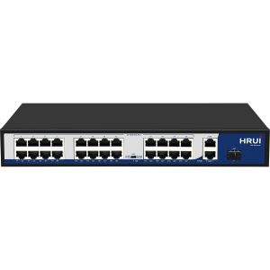 سوئیچ شبکه PoE HRUI مدل HR901-AF-2421GS-400