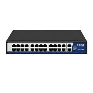 سوئیچ شبکه PoE 24 پورت HRUI مدل HR902-AF-242G-300