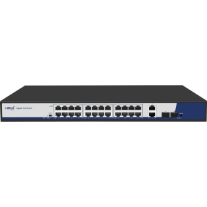 سوئیچ شبکه ۲۴ پورت HRUI POE مدل HR900-AFG-2422S-400
